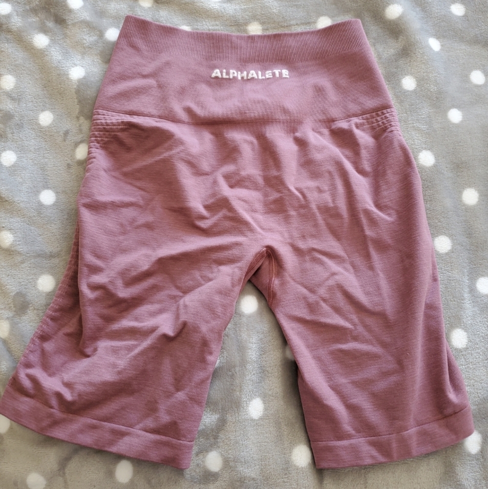 Alphalete Biker Shorts - Violet Sunset (S) *FINAL MARK DOWN*